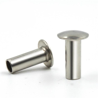 Pan Head Aluminum Semi Tubular Rivets SUS304 Material GB Standard
