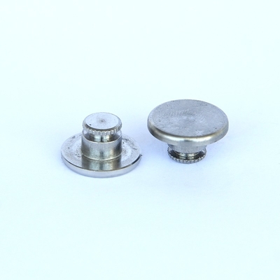 Solid Stainless Steel Rivet SUS304 ANSI Standard With Straight Flower Teeth