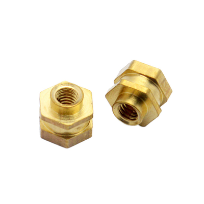 Copper  Insert  Hex Nut ANSI Standard Copper Knurled Nuts Blind hole nuts Hollow nuts