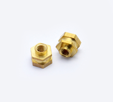 Copper  Insert  Hex Nut ANSI Standard Copper Knurled Nuts Blind hole nuts Hollow nuts