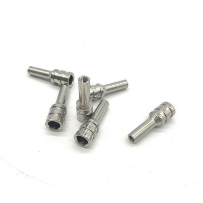 Electrophoresis CNC Lathe Machining Parts , hex rivet nut fastenal 6x31.6mm