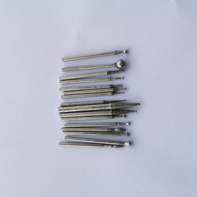 Ball Grinding Head Anodizing Polishing Tool Kit Sintered Diamond , 250F/6 Drill Bit Polishing Kit