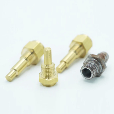 Nickelplated Non Standard Fastener  Pipe Joint Connector M17x11.1mm