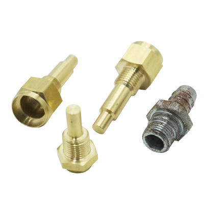Nickelplated Non Standard Fastener  Pipe Joint Connector M17x11.1mm