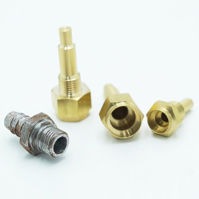 Nickelplated Non Standard Fastener  Pipe Joint Connector M17x11.1mm
