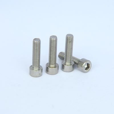 Cylindrical Head Screws Allen M5 Stainless Steel Machine Screws Silverplated SS316 Material