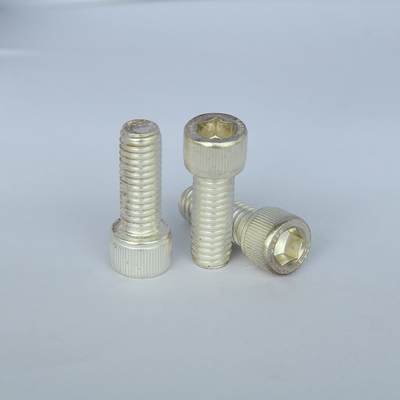 Cylindrical Head Screws Allen M5 Stainless Steel Machine Screws Silverplated SS316 Material