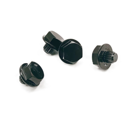 SUS304 Chrome Wheel Rivets 3.25g Weight , Wheel Rivets Black HEX12.5x13.2