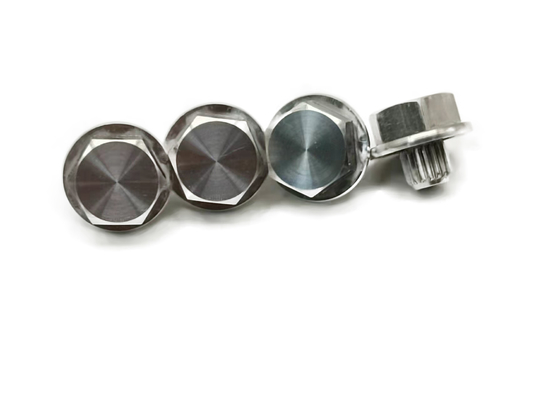 black CNC Lathe Machining Parts hex nut BS Standard Decorative 7x14mm