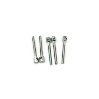 Cylindrical Head With Hole Coarse Thread Meter Screws, Galvanized Iron Or Stainless Steel Sealing Screws For Instruments