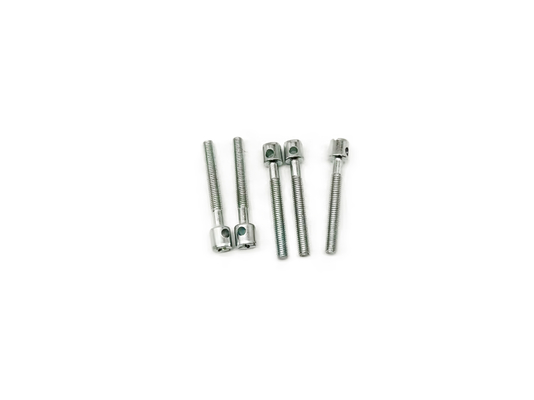 Cross head meter screw M3x25 sandblasted galvanized single hole lead seal screw