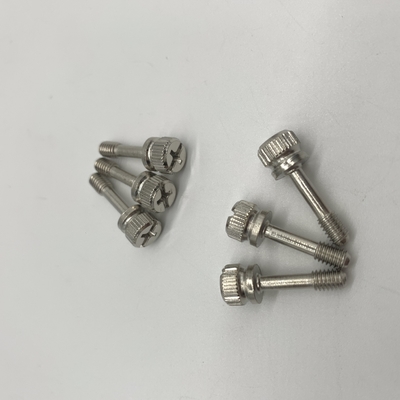 M4X16 Stainless Steel Captive Screws Eleven Character Groove Knurling
