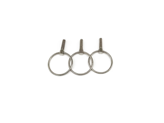 C1008 Non Standard Fastener , M6x16 small stainless steel eye screws