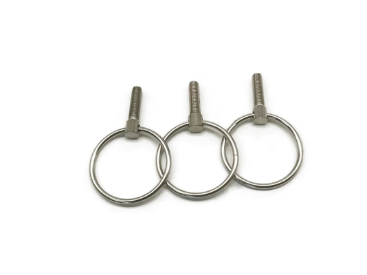C1008 Non Standard Fastener , M6x16 small stainless steel eye screws