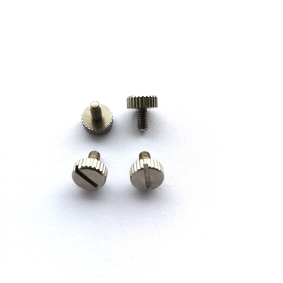 M2.5X6 Stainless Steel Machine Screws knurled head passivated