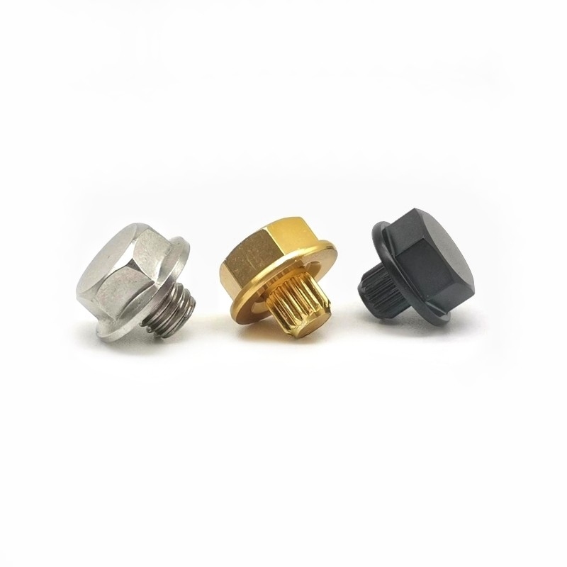 Custom Hexagonal Aluminum Alloy Straight Screw Car Hub Decorative Nail Cd
