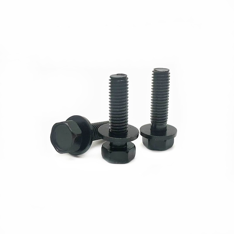 10.9-Grade Hexagonal Combined Screw Bolt With Flat Pad And Dacromet-Plated External
