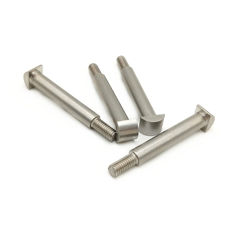 Factory Wholesale Stainless Steel T-Shaped Step Bolt Computer Gong T-Shaped Screw Non-Standard Shaped Parts