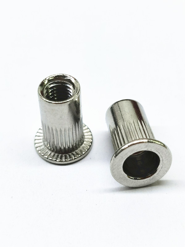 Tooth Pattern Blind Hole Nut Zinc Nickel Alloy In Aerospace Automobile Decoration