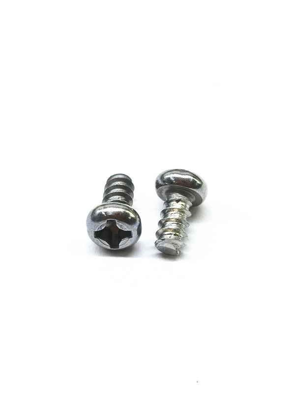 Zinc Nickel Alloy Phillips Screws Electronic Miniature Small Screws Cross Pan Head Self Tapping Screws