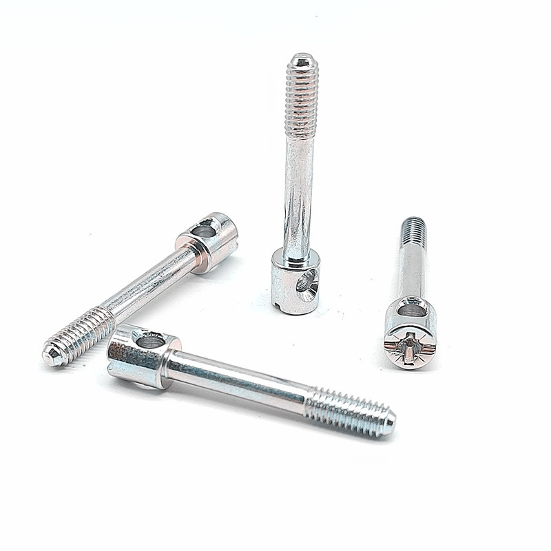 Precision Slotted Capstan Captive Screws DIN 404 ISO-Compliant Threaded Fasteners In Stainless Steel Titanium Custom Materials