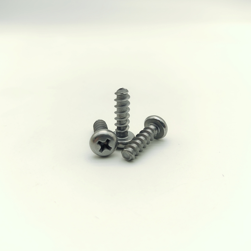 Type B Button Head Self-Tappers Zinc Plated Sheet Metal & Electronics Phillips Drive Blunt Point