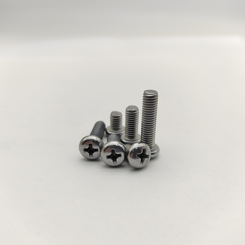 Phillips Pan Head Machine Screws Zinc Plated DIN 7985 M3-M12 Sizes Custom Lengths