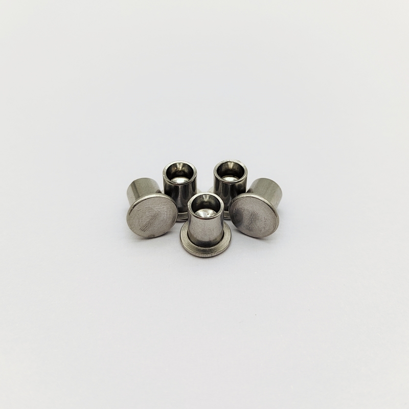 Precision Small Semi-Tubular Rivets - High Strength Stainless - M2 to M6 - for Medical Devices & Instruments