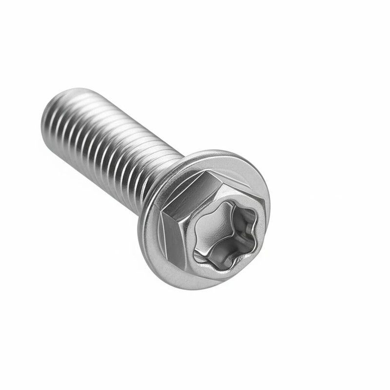 Customizable Thickness Stainless Steel Security Screws External Hexagon Head Bolt Ideal for Cleaning and Mechanical Fastening