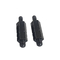 #4-40 Double-Ended Threaded Hex Bracket For Chassis Connection Cold Forged M3 10mm Electrophoresis Black Hex Stud