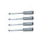 #4-40 UNC 49mm Length Stainless Steel Thumb Screws For Computer Cable