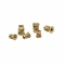 Hot Melt Copper Nut Soil Eight Pairs Of Twill Copper Flower Mother Brass Insert Copper Nut Injection Knurled Copper Nut
