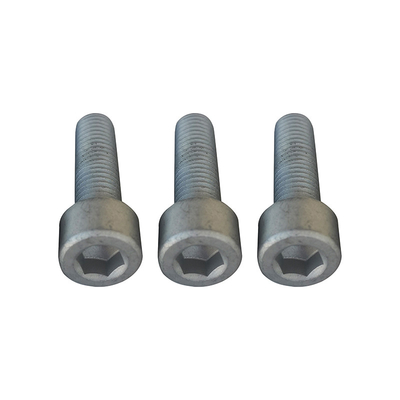 Alloy Steel Black Plated Silver Dacromet Car Wheel Screws M10X1.5X35 Strength 10.9