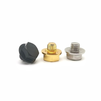 Crown Label 6063 Car Hub Screw Custom Electrophoresis Hexagonal Decorative Nail
