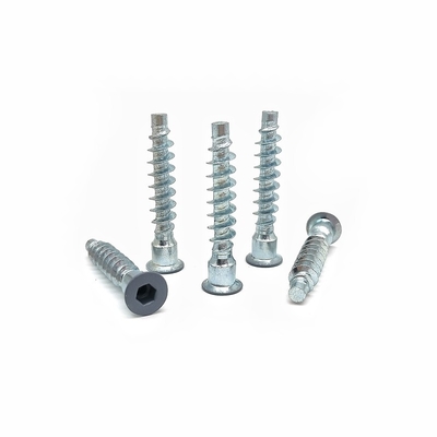 Customized Hexagon Self-Tapping Screw Countersunk Mountain Wire  M6*40