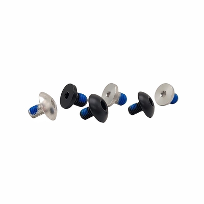 Sample Custom Plum Glue Screw Hexagon External Blue Glue Locking Bolt