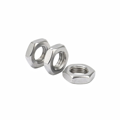 304 Stainless Steel External Hexagon Nut Metal Lock Nut  M14 M16 High Hardness