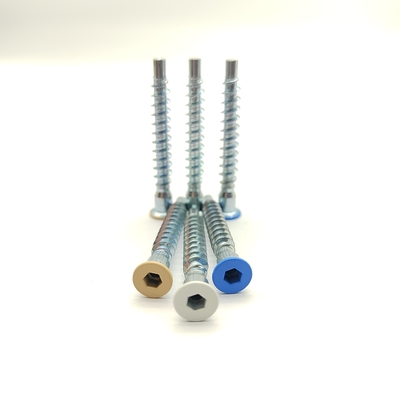 304 SS Furniture Screws Hex Drive Countersunk Self-Tapping Outdoor & Moisture Resistant