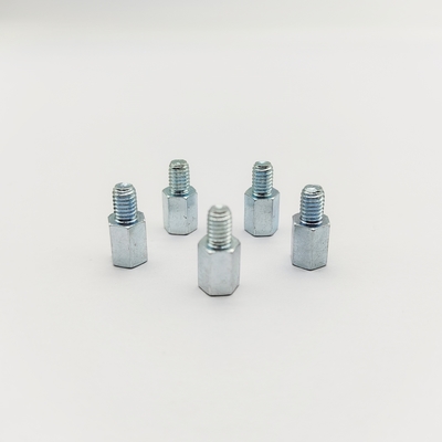 M4 Hex Standoff Screw 8mm Stainless Steel Blue-Zinc Plated