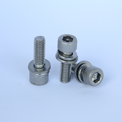 Hex Head Stainless Steel Security Screws M6x20 ISO9001 Approved Pin In Hex Screw