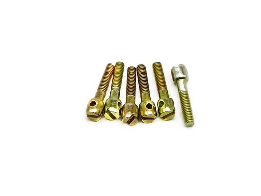 Mild Steel Electric Meter Screws M3x16 Electro Galvanized Cross Screw With Through Hole precision screws