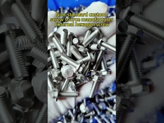 Copper Square Neck Head Screws #8-32 Fine Teeth Screws For Electronic Equipment