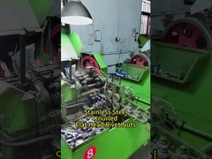 knurled flat head rivet nuts